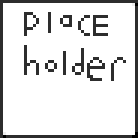 [4b489e] PLACE HOLDER WITH WHITE BACK