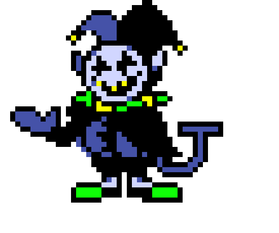 Jevil is 100% tired!* Whoo. What fun! What Fun! *Spare or kill?*