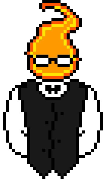 [752b4c] Tear his clothes, and instead of fire, make him smoke? -BD