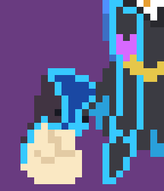 [7f0f88] *Francisca would create a ring of ice around drawcia, to try and freeze any falling paint* Head back now, we will take care of things from here.