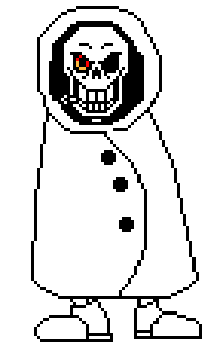 SwappedFable Papyrus Sprite 2