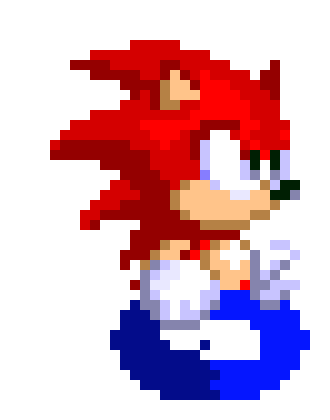 starts running around him and trys to attack him)