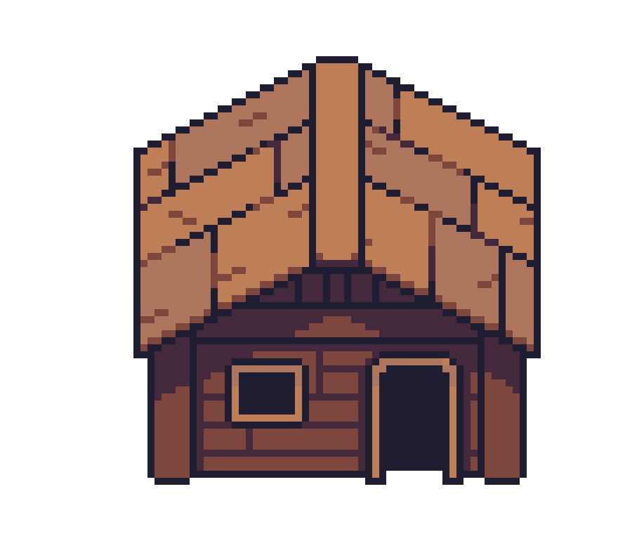 [b768e7] Pixel Art maison