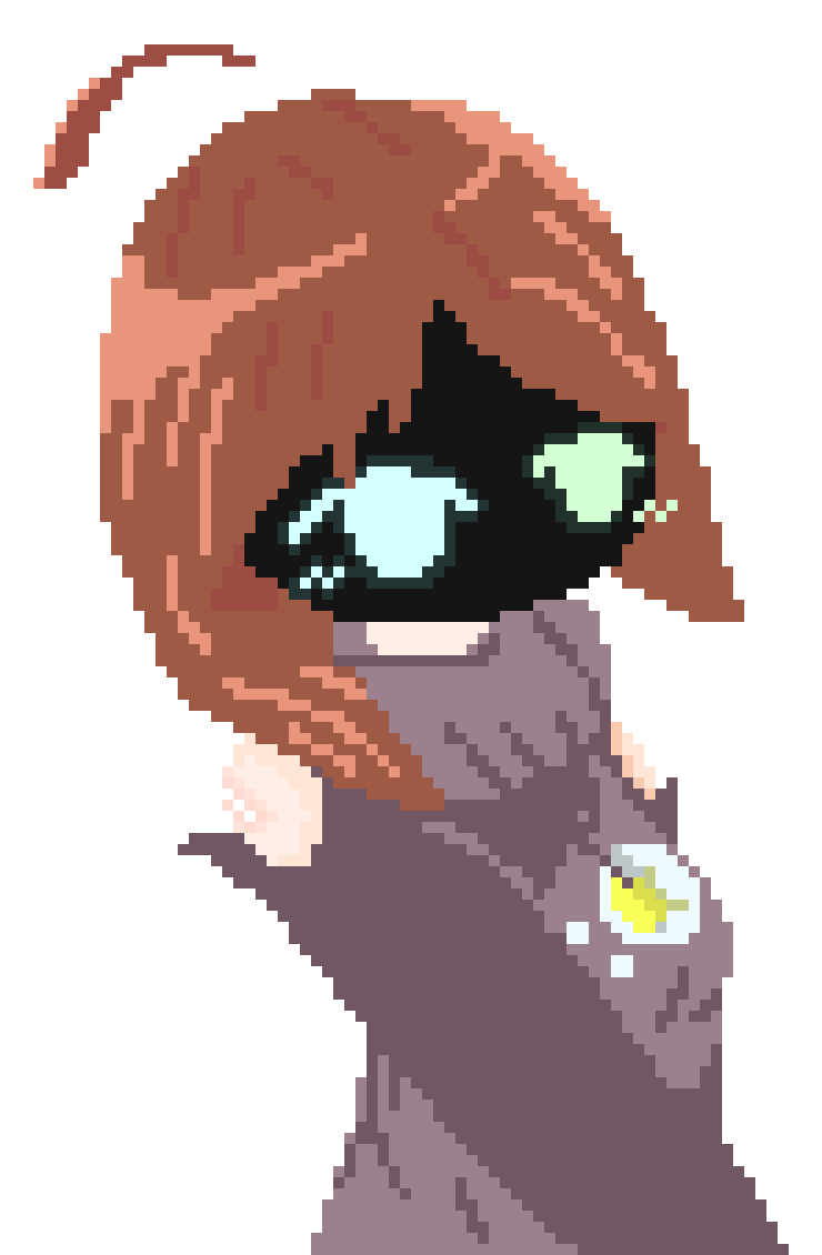 [5b2f3e] I really should make a new sprite of her, still with the nes style but, as like a way to represent how much more powerful she's becoming, I'll break the 3 tone limit and allow more colors