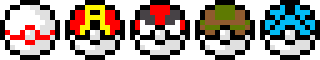 [9664c4] PIXEL POKEBALLS