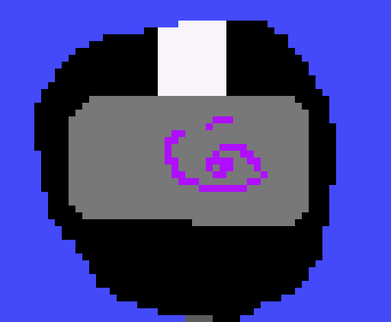 *a orange figure would appear and try and stop him from killing bill*