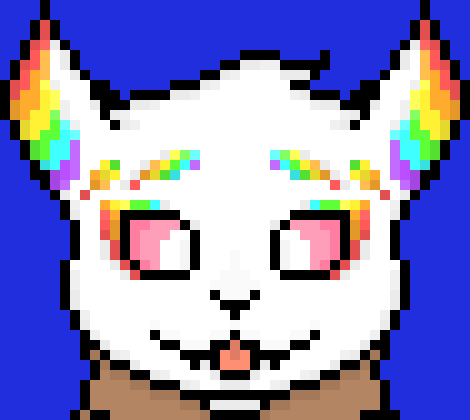 [95be89] *He cant seem to keep his eyes off Rainbow as he wants to just pat them*