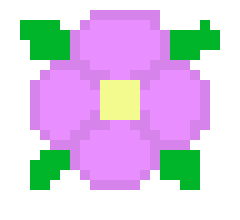 [d3659e] purple flower