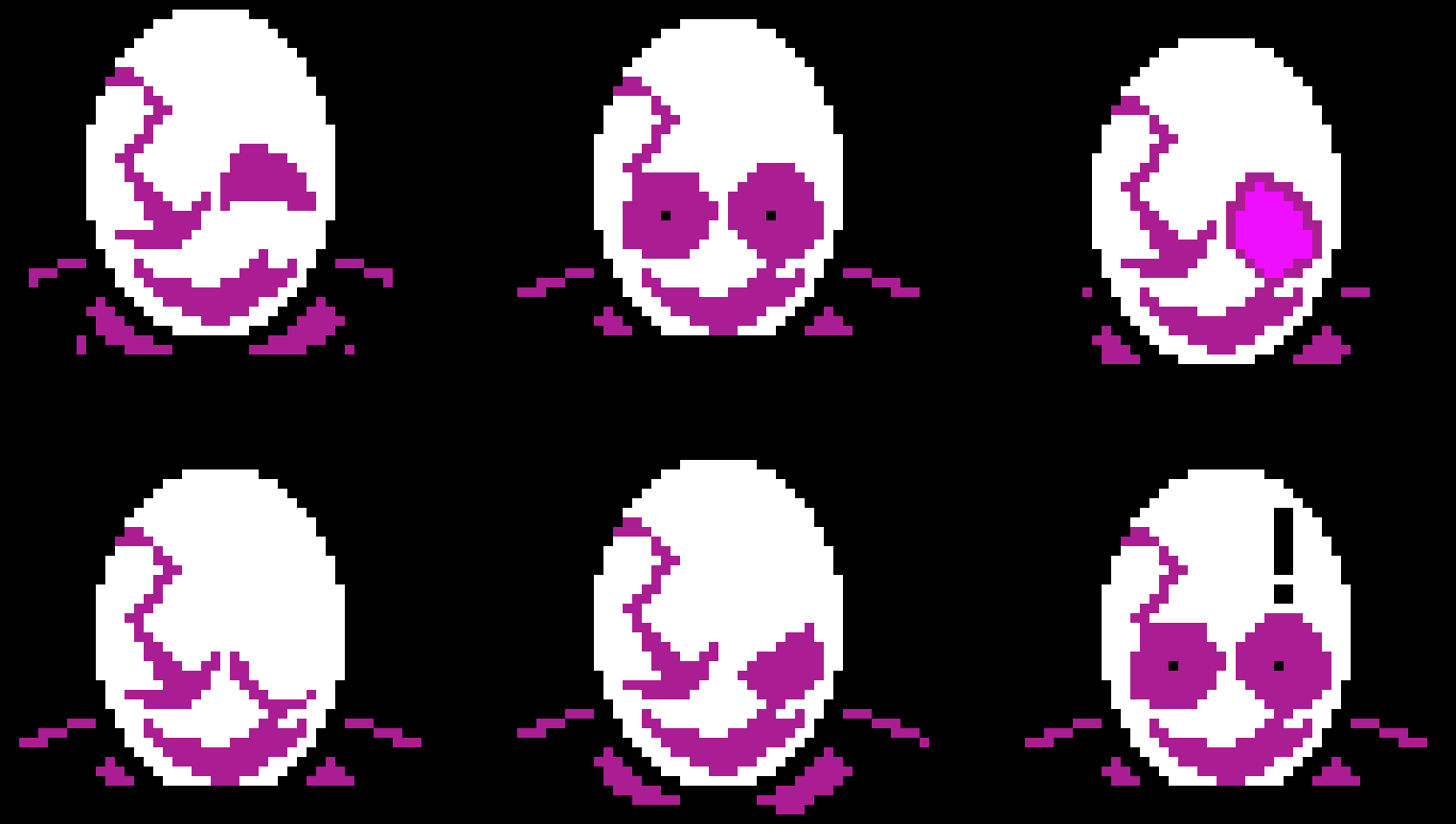 Reality!Gaster phase 1 expressions (feel free to use them)