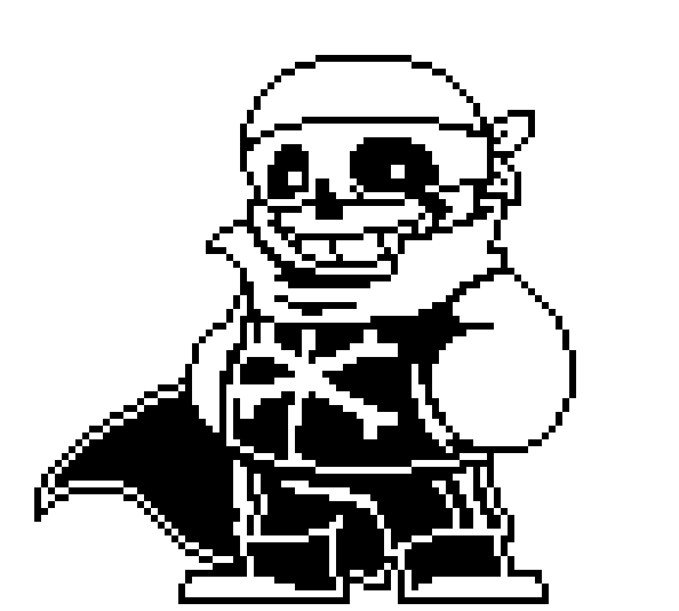 can someone add shadows to sans and IF you want color him? -MOAU