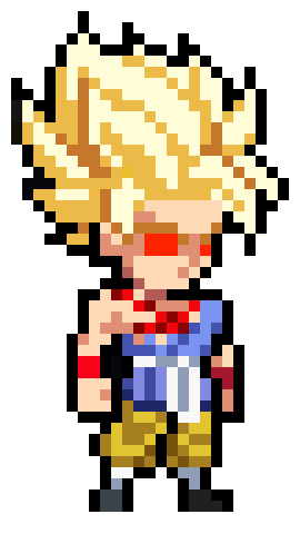 [c4c4b2] ssj2 dark GT goku