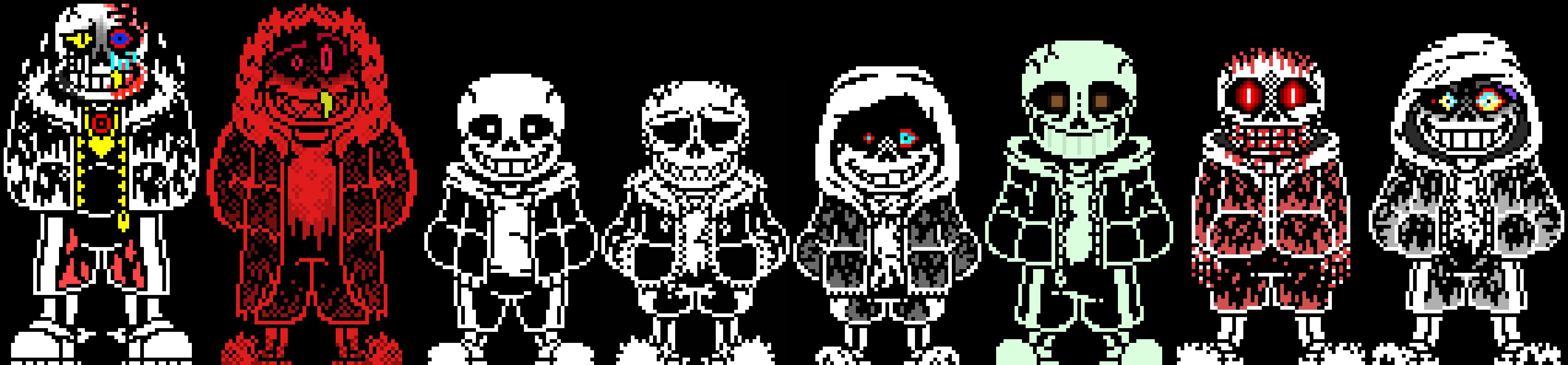 Finally... Took awhile and needed to use my actual good PC I got for fucking- 200$... So yeah... Uh.. It's just to show my inconsistency with Sans...