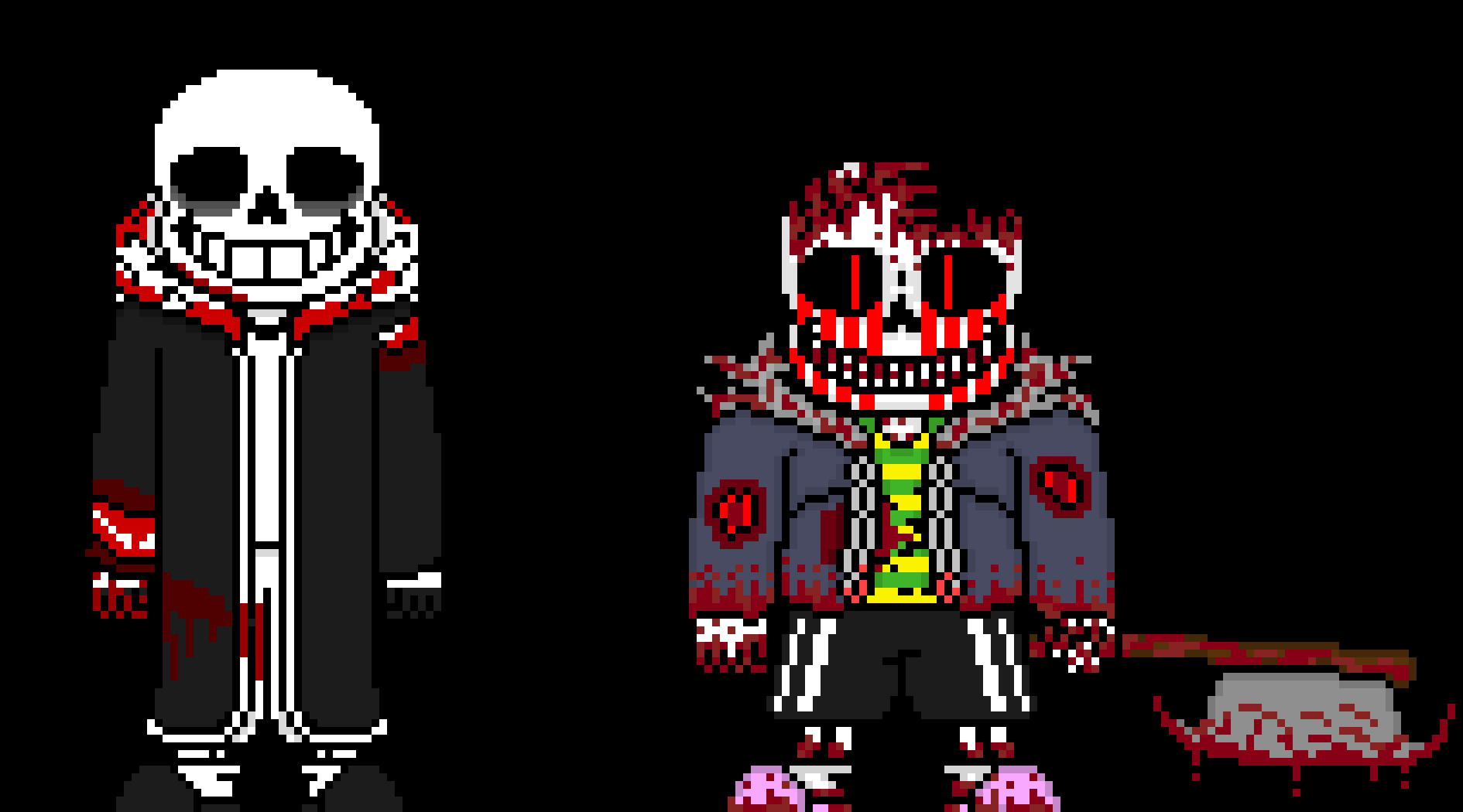 [0ae1f1] Deleted Madness 404 vs Terror Sans phase 2 (my take)
