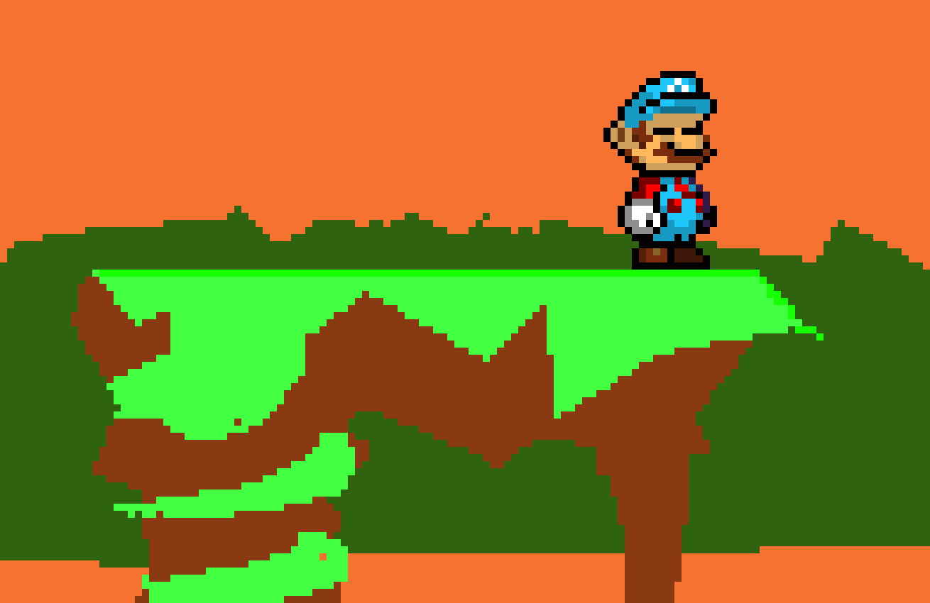 smario is just standing still...)