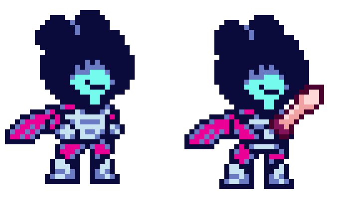 [3e21f9] Ev the Deltarune dark edition fight sprites