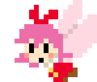 [633772] *Ribbon came back into the room, holding some fruits.* We got some fruits you can have Marker, is that--- oh-- heya Magolor