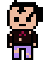 [55a909] danganronpa pixel sprite Junko Kokoro