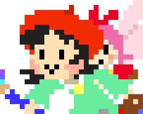 [777455] *Both Adeleine and Ribbon proceeded to run off and hide*