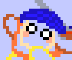 [777455] AH--! *He got knocked back from the hit*