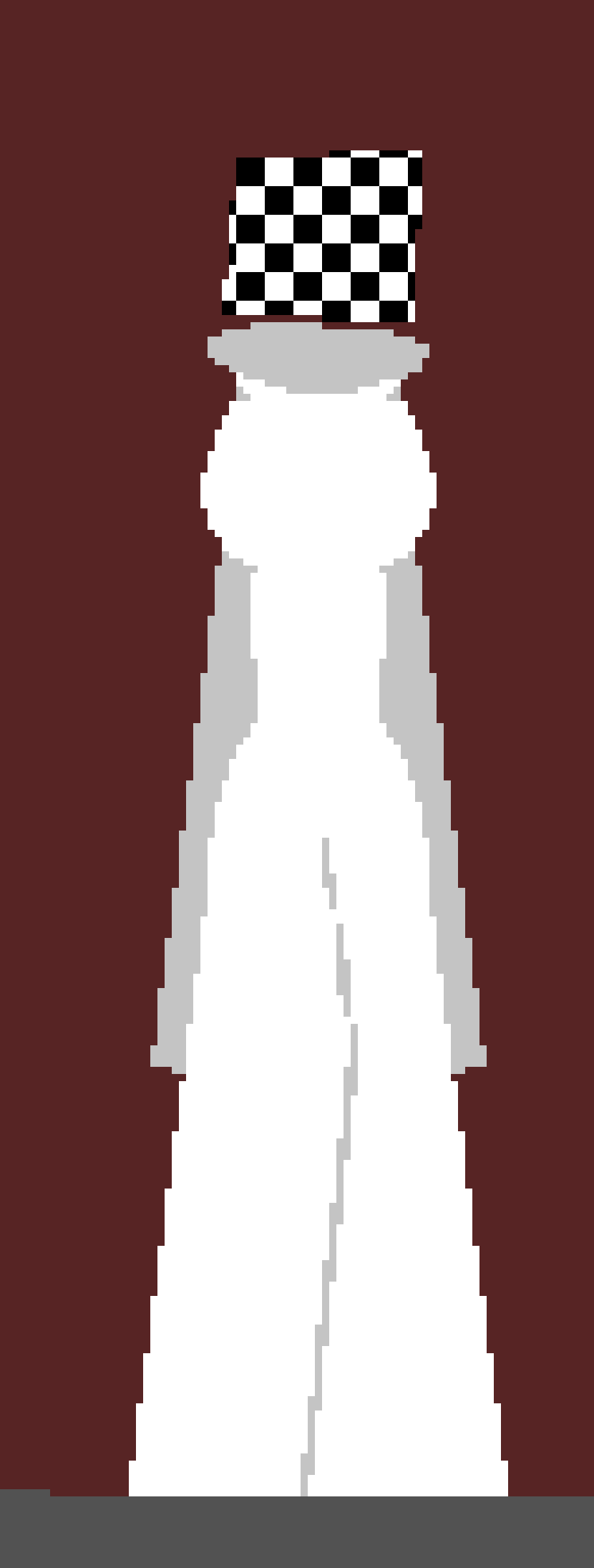 Chess the giant checkered creature