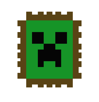 Creeper Face-Postage Stamp