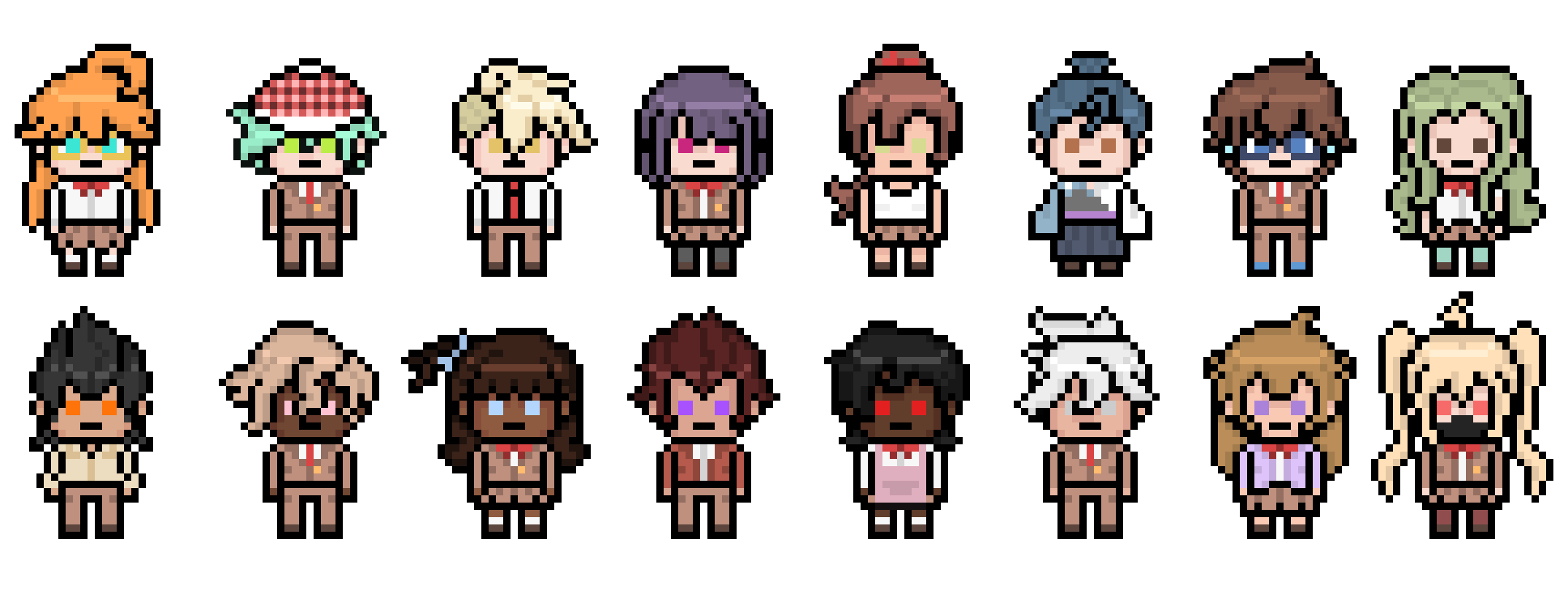 [4e4376] Danganronpa OCs 2 (again)