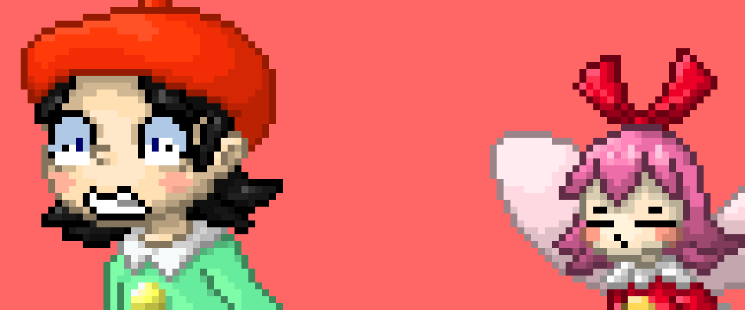 [777455] Adeleine: AH- HE'S BACK-! || Ribbon: Who woulda guessed-