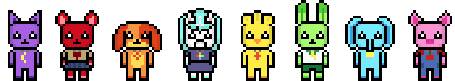 [a560a5] Smiling Critters