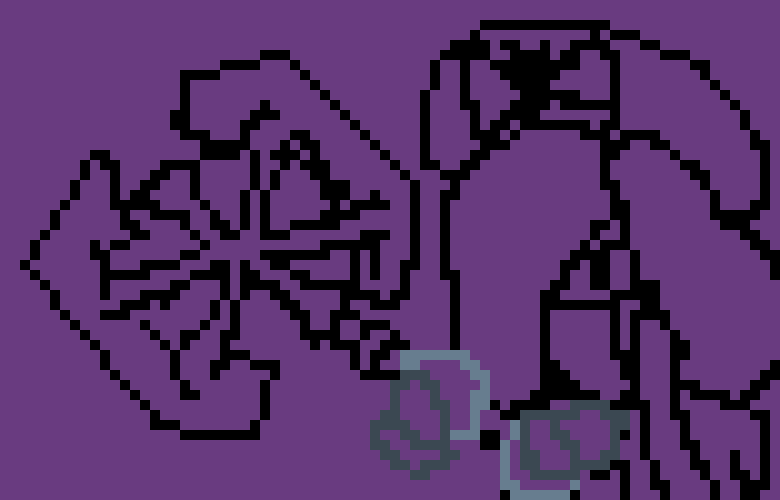 [b48161] *the fake Francisca was able to hurt hyness, but the real one came and tried to protect him, and started to slash at the fake version*