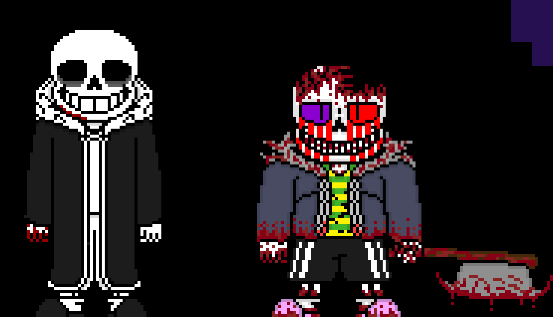[0ae1f1] Deleted Madness 404 vs Terror Sans phase 1